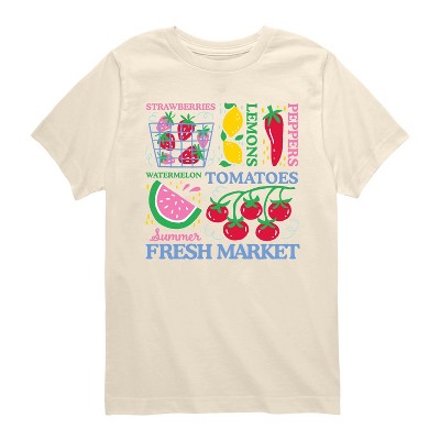 Boys' - Instant Message - Summer Fresh Market Short Sleeve Graphic T-Shirt