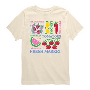 Boys' - Instant Message - Summer Fresh Market Short Sleeve Graphic T-Shirt - 1 of 4
