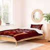 Deny Designs Twin/ Twin Extra Long Jessica Molina Making Spirits Bright Holiday Duvet Cover and Pillow Sham Orange - 2 of 4
