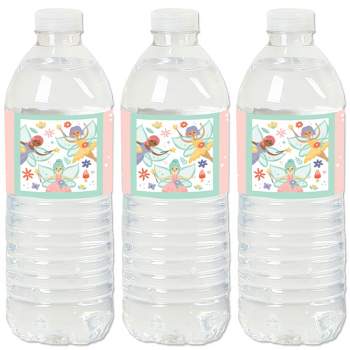 Big Dot of Happiness Paris, Ooh La La Baby Shower Birthday Water Bottle  Sticker Labels 20 Ct, 20 Count - Baker's