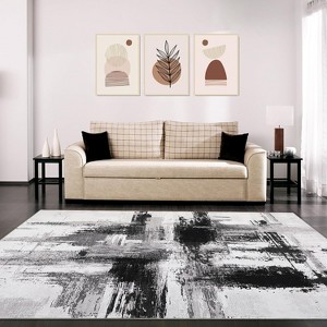 Coucheta Washable Area Rug Soft Anti-Skid and Stain Resistant, Non-Shedding, Perfect for Living Room, Bedroom, Dining Room, Multi-Color & Size - 1 of 4
