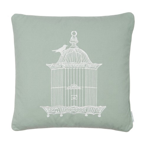 Palladium Grey Birdcage Decorative Pillow - Levtex Home - image 1 of 4