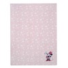Lambs & Ivy Disney Baby Minnie Mouse Stars Pink Soft Fleece Baby Blanket - 2 of 4
