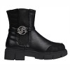 bebe Girl's Fashion Chelsea Boots Ankle Shoes for Kids with Back Quilted Collar - 2 of 4