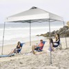 9x9 Pop Up Canopy Tent with Roller Bag – Slant Leg Outdoor Shade for Events & Camping - 2 of 4
