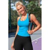 Attraco Women's Ribbed Workout Crop Tops with Built in Bra Yoga Racerback Tank Top Sport Tops Workout Tops - 3 of 4