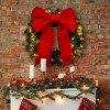 Novelty Lights 8" Red 3D Christmas Bow - 3 of 4