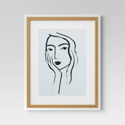 Shop 16"x20" Line Drawing Wall Print - Opalhouse from Target on Openhaus