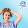 Unique Bargains Striped Bow Ribbon Scrunchie 1 Pc - 3 of 4