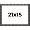 PosterPalooza | Deco Black Picture Frame - UV Acrylic, Backing Board, Hanging Hardware Included - 2 of 4