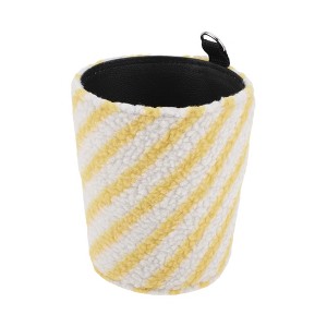 Unique Bargains Car Trash Can With Hook Hanging Front Rear Seat Cotton Trash Bin 1 Pc - 1 of 4