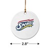 Southern New Hampshire University Primary Logo Porcelain Holiday Christmas Tree Ornament  2.8" (7.1 cm) - 3 of 4