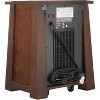 Infrared Space Heater for Indoor Use with 8 Heating Quartz Elements, 1500W Electric Room Heaters with Remote Control, Thermostat, Overheat Protection - 2 of 4