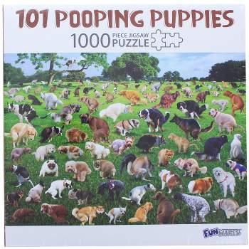 UT Brands 101 Pooping Puppies 1000 Piece Jigsaw Puzzle