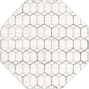 Unique Loom    Matrix Trellis Tile Area Rug - 1 of 4
