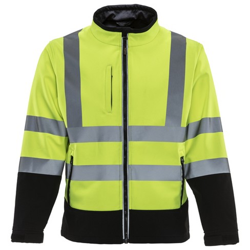 Refrigiwear Men's High Visibility Softshell Safety Jacket With ...