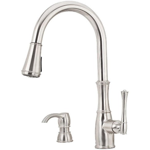 Pfister Gt529 Wh1 Wheaton 1 8 Gpm Pull Down Kitchen Faucet With