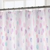 Awesome Home Watercolor Painter Dots Texture Shower Curtain, 72"X72" - 2 of 4