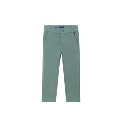Andy & Evan  Kids  Green Pique Pant