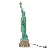 Techko Maid Resin/ABS Statue of Liberty Solar Outdoor Garden Statue Decor with Spotlight - 3 of 4