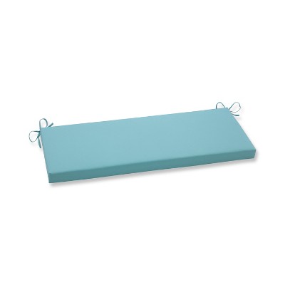 Radiance Pool Outdoor Bench Cushion Blue - Pillow Perfect: Weather-Resistant, Fade-Resistant, Zippered