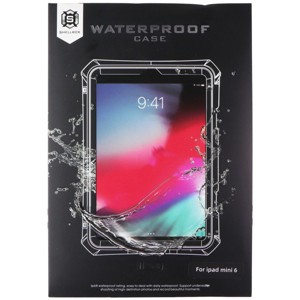 Shellbox IP68 Waterproof Case for Apple iPad Mini 6th Gen - Black - 1 of 1