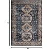 Vintage Area Rug Small Entryway Rug Indoor Non-Slip Doormat Washable Stain Resistant Floor Carpet Boho Accent Rug - 2 of 4