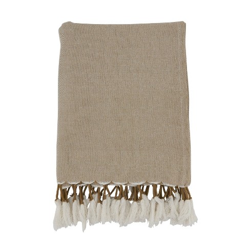 Boho tassel blanket hot sale