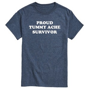 Men's - Instant Message - Tummy Ache Survivor Short Sleeve Graphic T-Shirt - 1 of 4