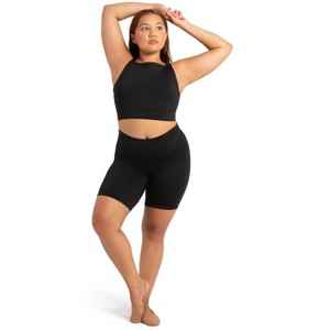 Capezio Girl's C'Est La Vie Enchanté Bike Short - Child - 1 of 4