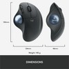 Logitech Ergo M575 for Business (Graphite) - Brown Box - Optical - Wireless - Bluetooth - 2.40 GHz - Graphite - 1.0 Each - USB - 2000 dpi - 2 of 4