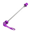 Unique Bargains Bicycle Quick Release Axles Skewers Lever Front Rear 5.91" 7.28" Purple 2 Pcs - 4 of 4