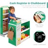 Best Choice Products Kids Pretend Play Grocery Store Wooden Supermarket Set w/ Chalkboard, Cash Register - 4 of 4