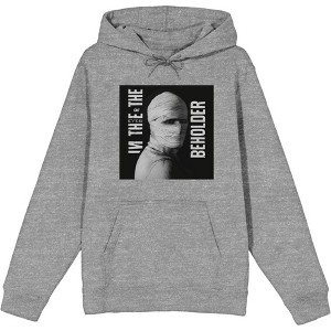 "In The Eyes of the Beholder" Album Cover Bandaged Face Adult Long Sleeve Hoodie - 1 of 3