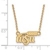 Black Bow Jewelry 14k Yellow Gold Wichita State Shockers NCAA Necklace 18 Inch - 2 of 4