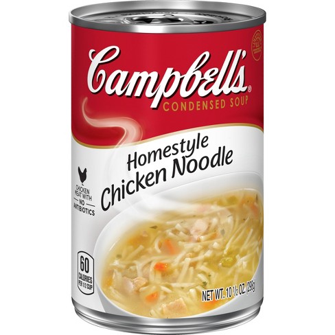 Campbell's® Condensed Homestyle™ Chicken Noodle Soup 10.5 Oz : Target
