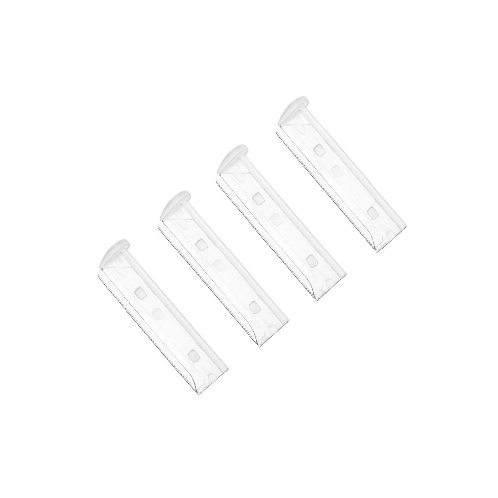 Photos - Other Cosmetics Tweezerman Facial Razor Blades Refill - 4ct: Stainless Steel Beauty Tool Set 