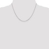 Black Bow Jewelry 1.75mm Sterling Silver Solid Elongated Open Cable Chain Necklace - 2 of 4