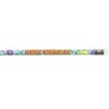 Moon Products Happy Birthday Glitz Pencils, 12 Per Pack, 12 Packs - 2 of 3