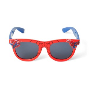 Toddler Marvel Spider-Man Sunglasses - Blue/Red: Rectangle Frame, UV Protection, Polycarbonate Lenses, Ages 3+ - 1 of 3
