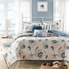 NicBex Brushed Microfiber Bedding Comforter Sets, Coastal Style Bedding Set Reversible Quilt Set with Decorative Pillows, Machine Washable - 2 of 4