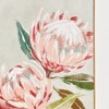 Plum & Post King Protea Giclee - Pink Canvas Art with Walnut Frame - 4 of 4