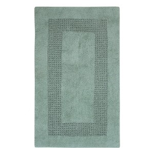 Perthshire Platinum Collection Cotton Racetrack Design Skid Resistant Comfortable Absorbent Bath Rug - 1 of 3