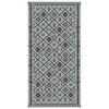 Outsunny Outdoor Patio Rug, Large Camping Carpet with Carrying Bag, Waterproof Plastic Straw, Reversible, Rhombus - 4 of 4