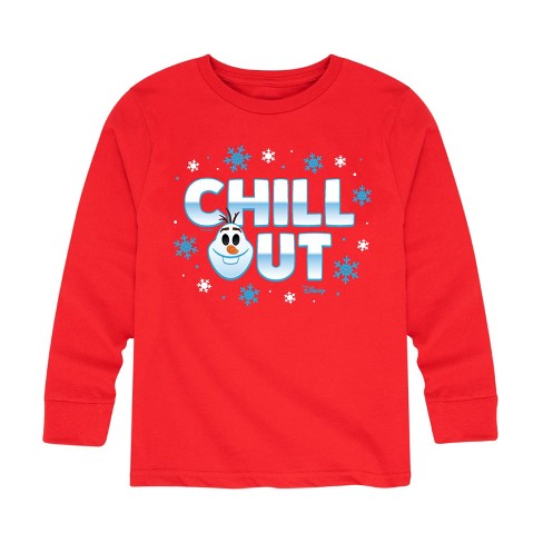 Boys' - Disney - Olaf Chill Out Long Sleeve Graphic T-Shirt - image 1 of 4