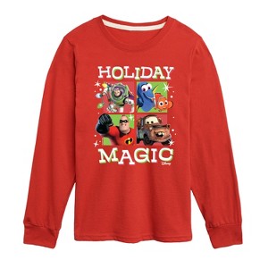 Boys' - Disney - Holiday Magic Long Sleeve Graphic T-Shirt - 1 of 4