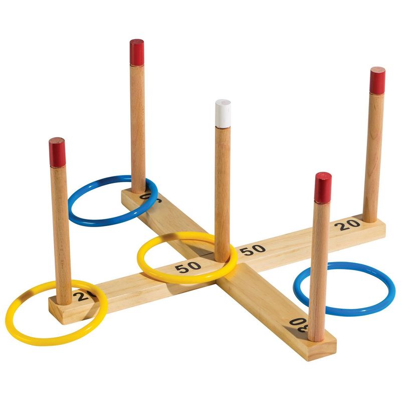 Franklin Sports Wooden Ring Toss, 3 of 10
