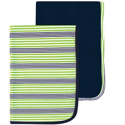 Yoga Sprout Baby Boy Cotton Swaddle Blankets, Turtle, One Size