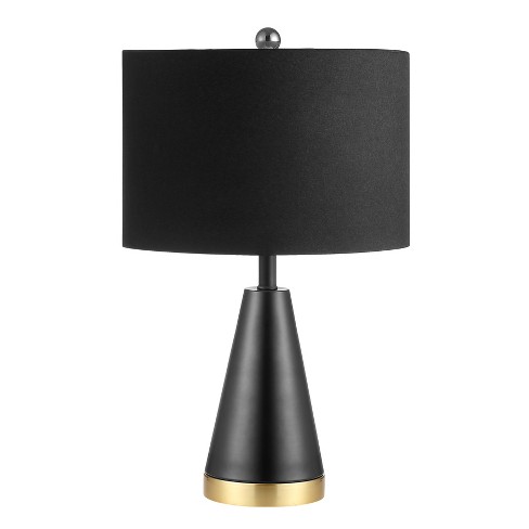 Brass and black table hot sale lamp