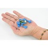 Collectible Wildlife Gifts | Blue and Yellow Brazilian Dyeing Poison Dart Frog, Hand Painted, Hard Rubber, Toy, Gift,  2 1/2" F4403 B9 - 3 of 4